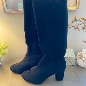 Suede Clark’s tall boots